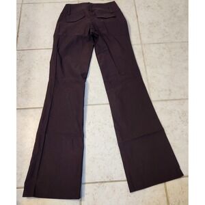BodyC‎ Womens Flare Leg Trousers Brown Multi Button Waist Stretch Pants Size 5